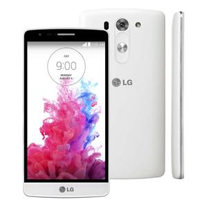 Smartphone LG G3 Beat Branco com Tela de 5”, Dual Chip, Android 4.4, Câmera 8MP, 3G, GPS, Bluetooth e Processador Quad Core de 1.2GHz