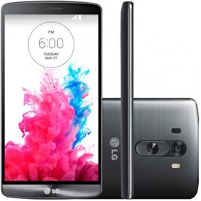 Smartphone LG G3 D855 Desbloqueado Titanium - (Com Carregador Wireless) Android 4.4, Memória Interna 16GB, Câmera 13MP, Tela 5.5"