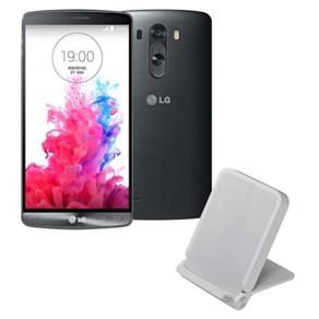 Smartphone LG G3 D855 Desbloqueado Titanium Preto Android 4.4 Kit Kat 4G Câmera 13MP Memória 16GB Tela 5.5 + Carregador Wireless