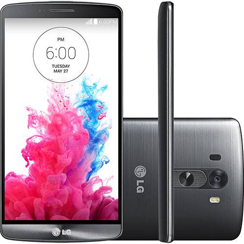 Tudo sobre 'Smartphone LG G3 Desbloqueado Vivo Android 4.4 Kit Kat Tela 5.5 16GB 4G Câmera 13MP Wi-Fi - Titânio'