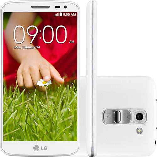 Smartphone LG G2 Mini D618 Dual Chip Desbloqueado Android 4.4 Tela 4.7" 8GB 3G Wi-Fi 8MP - Branco