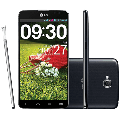 Smartphone LG G Pro Lite Dual Chip Desbloqueado Android 4.1 Tela 5.5" 8GB 3G Wi-Fi Câmera 8MP - Preto