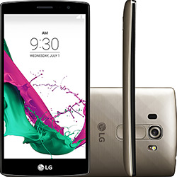 Smartphone LG G4 Beat Dual Chip Desbloqueado Android 5.0 Tela 5.2" Memória Interna 8GB + Cartão Micro 8GB 4G Câmera 13MP Octa Core 1.5 Ghz - Dourado
