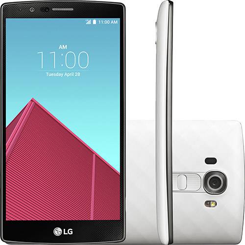 Smartphone LG G4 Desbloqueado Android 5.0 Tela 5.5" 32GB 4G Wi-Fi Câmera 16MP Hexa Core - Branco