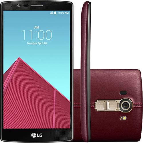 Tudo sobre 'Smartphone LG G4 Dual Chip Desbloqueado Android 5.1 Lollipop Tela 5,5'' 32GB Wi-Fi Câmera de 16MP - Couro Vinho'