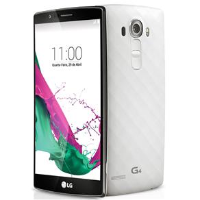 Smartphone LG G4 H815P Branco com Tela de 5.5", Android 5.0, 4G, Câmera 16MP e Processador Hexa Core de 1.8 GHz