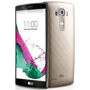 Smartphone LG G4 H815P Dourado com Tela de 5.5", Android 5.0, 4G, Câmera 16MP e Processador Hexa Core de 1.8 GHz