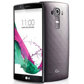 Smartphone LG G4 H815P Titanium com Tela de 5.5", Android 5.0, 4G, Câmera 16MP e Processador Hexa Core de 1.8 GHz
