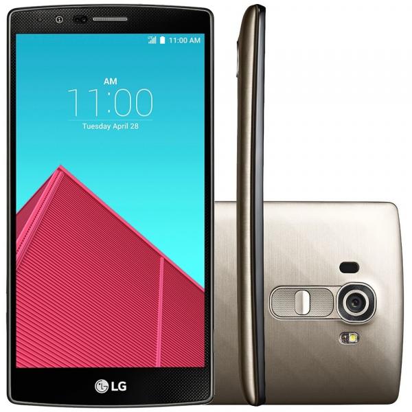 Smartphone Lg G4 H818p Dourado, Dual Chip, Android 5.0, Tela 5.5, Câm. 16mp, Mem. 32gb, 4g - Lg