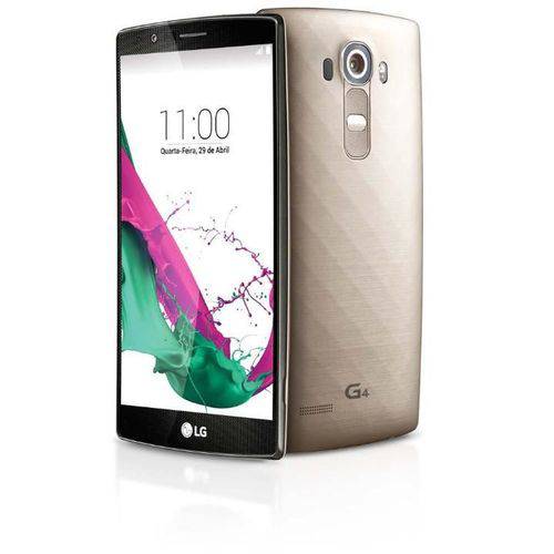 Smartphone Lg G4 H818P, Dual Sim, Tela 5.5 , Android 5.0, Hexa Core 1.8Ghz, 4G, 3Gb Ram, Memoria