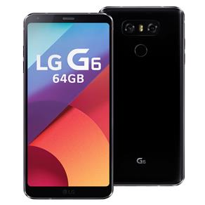 Smartphone LG G6 Astro Black 64GB, Tela 5.7” FullVision 18:9, Dupla Câmera Traseira de 13MP, Android 7.0, Processador Quad-Core e Memória RAM de 4GB