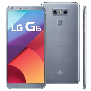 Smartphone LG G6 Platinum com 32GB, Tela 5.7”, Android 7.0, 4G, Câmera 13MP e Quad-Core