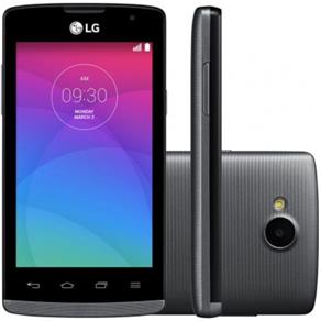 Smartphone LG Joy Dual H222 Desbloqueado Titanium - Android 4.4 KitKat, Memória Interna 4GB, Câmera 5MP, Tela 4”