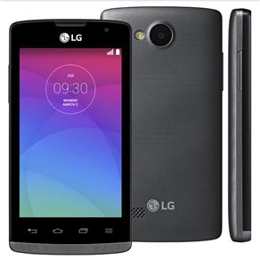 Smartphone LG Joy H222F Preto com Dual Chip, Tela de 4”, Android 4.4, Câmera 5MP e Processador Dual Core de 1.2 GHz