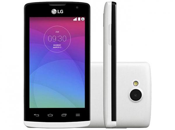 Smartphone LG Joy TV Branco Dual Chip 3G - Câm. 5MP Tela 4” Proc. Dual Core Desbl. TIM