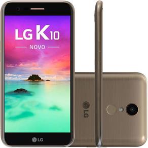 Smartphone LG K10 2017 LG-M250E Dual SIM 16GB/2GB RAM Tela de 5.3" 13MP/5MP OS 7.0 - Dourado