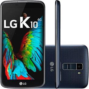 Smartphone LG K10 Dual Chip, Android 6.0, Tela 5.3", 16GB, 4G, Câmera 13MP, Cor Índigo - LGK430DSF