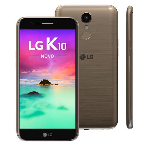 Smartphone LG K10 Dual Chip Android 7.0 Tela 5,3" 32GB 4G 13MP - Dourado