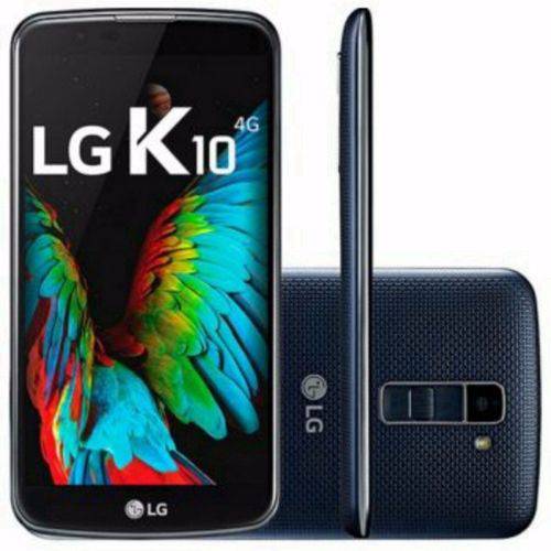 Tudo sobre 'Smartphone Lg K10 K430dsy 16gb Lte Dual Sim Tela 5.3´´ Câm.13mp+5mp-preto/azul'