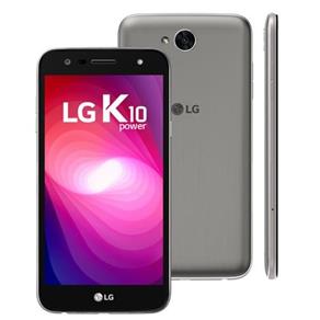 Smartphone LG K10 M320TV Titanio, Dual Chip, Tela 5.5" HD
