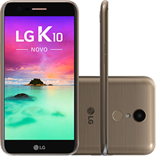 Smartphone LG K10 Novo Dual Chip Android 7.0 Tela 5,3" 32GB 4G 13MP - Dourado