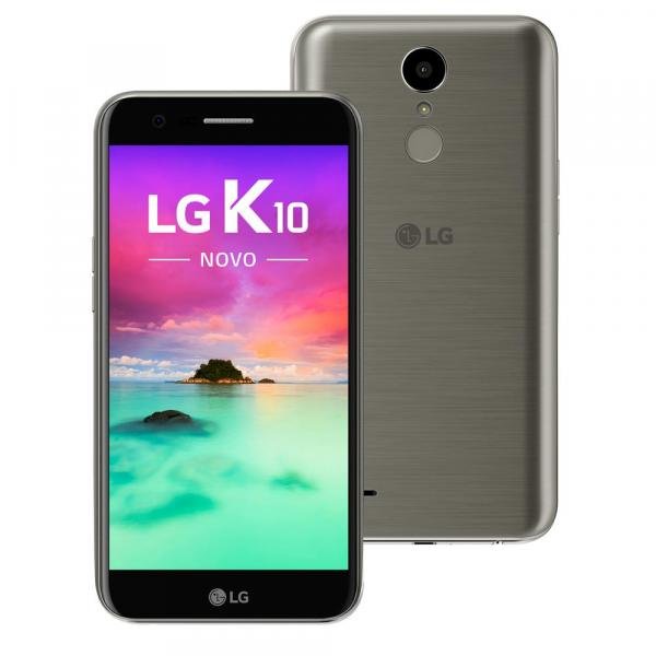 Smartphone LG K10 Novo Dual Chip Android 7.0 Tela 5,3" 32GB 4G 13MP - Titânio