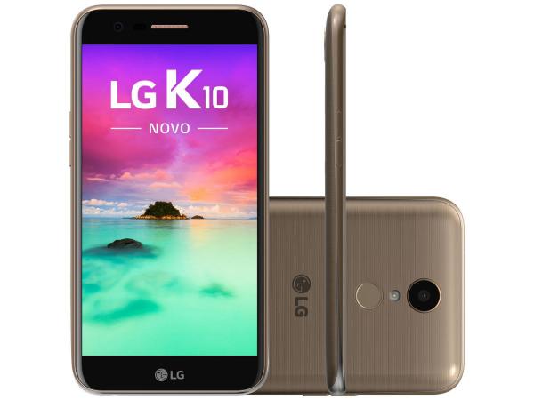 Tudo sobre 'Smartphone LG K10 Novo 32GB Dourado 4G Octa Core - 2GB RAM Tela 5.3” Câm. 13MP + Câm. Selfie 5MP'