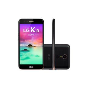 Smartphone LG K10 Novo 32GB Dual Chip Android 7.0 Tela 5.3" Câmera 13MP 5MP 4G Preto