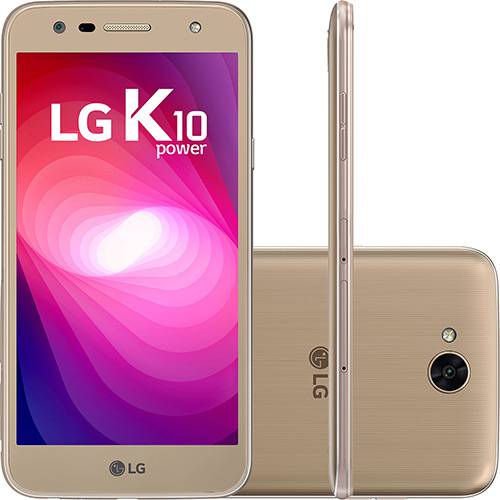 Tudo sobre 'Smartphone Lg K10 Power Dual Chip Android Tela 5,5" Octacore Android 7.0 Nougat 32GB 4G Wi-Fi Câmera 13MP - Dourado'