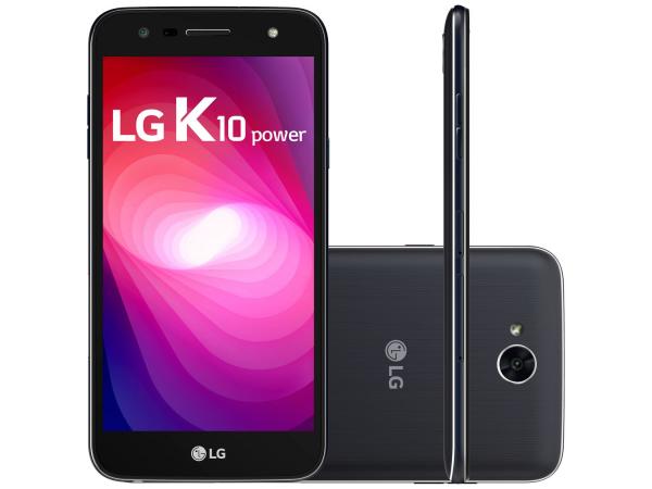 Smartphone LG K10 Power 32GB Indigo Dual Chip 4G - Câm. 13MP + Selfie 5MP Tela 5.5” Proc. Octa Core