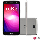 Smartphone LG K10 Power Titânio Dual com Tela de 5,5, 4G, 32 GB e Câmera de 13 MP - LGK430TV