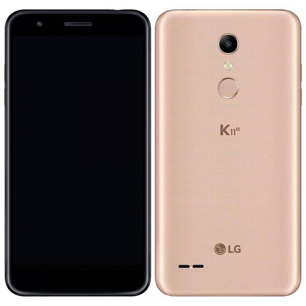 Smartphone Lg K11 Alpha, Dourado, Tela 5.3", Android 7.1