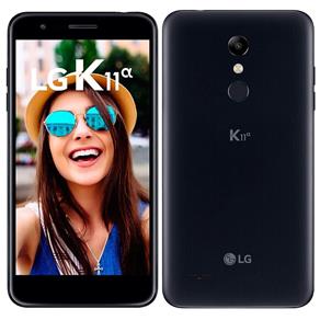 Smartphone LG K11 Alpha, Dual Chip, Preto, Tela 5.3", 4G+WiFi, Android 7.1, 8MP, 16GB - Preto