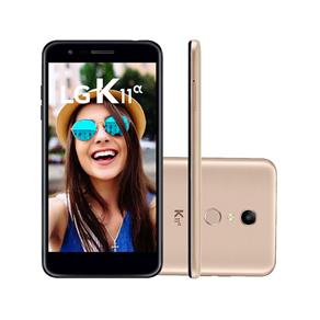 Smartphone LG K11 Alpha LMX410BTW 16GB 5.3" Dual Dourado 4G