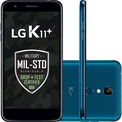 Tudo sobre 'Smartphone LG K11+ 32GB Dual Chip Android 7.0 Tela 5.3" Octa Core 1.5 Ghz 4G Câmera 13MP - Azul'