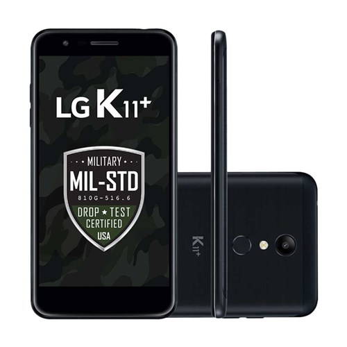 Smartphone Lg K11+ 32Gb Dual Chip Tela 5.3'' Câmera 13Mp Android 7.1.2 Preto