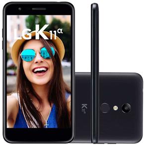 Smartphone LG K11+ LMX410BCW 4G Android 7.1 32GB Octa Core 1.5GHz Câmera 13MP Tela 5.3", Preto