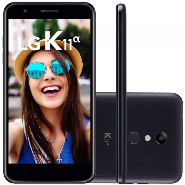 Smartphone Lg K11a 16gb Dual Chip Android 7.1 Tela 5.3,octa-core 1.5 Ghz 4g Câmera 8 Mp - Preto