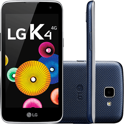 Tudo sobre 'Smartphone LG K4 Dual Chip Android 5.1 Tela 4.5" 8GB 4G Câmera 5MP - Azul Escuro'