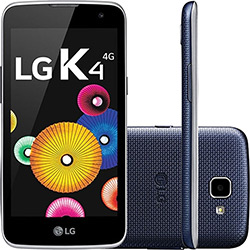 Smartphone LG K4 Dual Chip Tim Desbloqueado Android 5.1 Tela 4.5" 8GB 4G Câmera de 5MP - Indigo