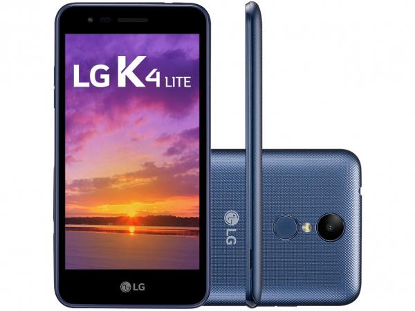 Tudo sobre 'Smartphone LG K4 Lite 8GB Indigo Dual Chip 4G - Câm.5MP + Selfie Tela 5” Proc.Quadcore Android 6.0'