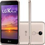Smartphone LG K4 Lite Dual Chip Android 6.0 Tela 5.0" Quadcore 1.1GHz 8GB 4G Câmera 5MP - Dourado