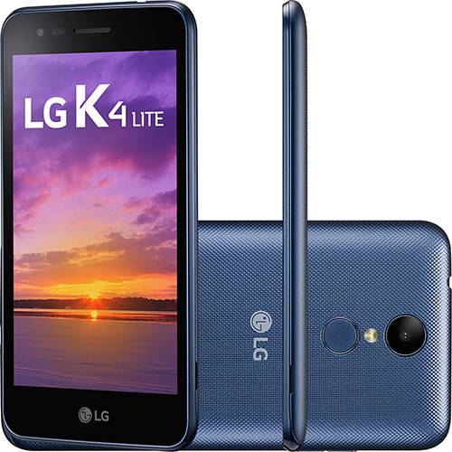 Tudo sobre 'Smartphone LG K4 Lite Dual Chip Android 6.0 Tela 5.0" Quadcore 1.1GHz 8GB 4G Câmera 5MP - Índigo'