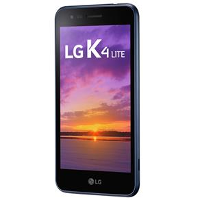 Smartphone LG K4 Lite X230 Índigo com 8GB, Dual Chip, Tela de 5.0", 4G, Android 6.0, Câmera 5MP e Processador Quad Core de 1.1GHz