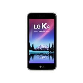 Smartphone LG K4 NOVO Dual Chip Android 6.0, Tela 5" Quadcore 8GB 4G Câmera 8MP - Titânio