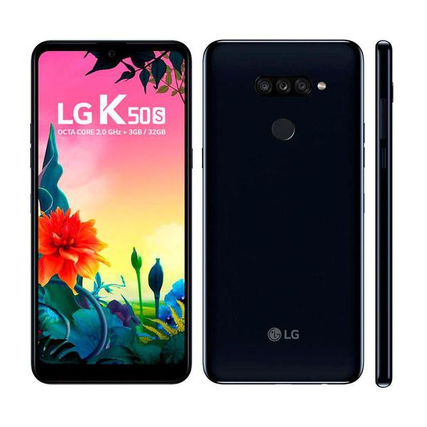 Smartphone LG K50s 32GB Dual Chip Android 9.0 Tela 6.5 Preto