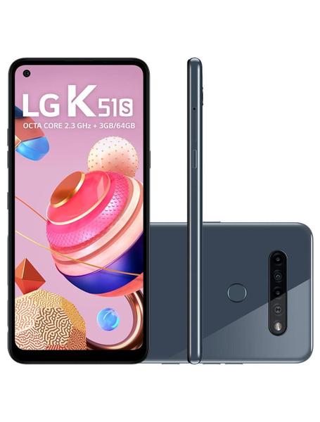 Smartphone LG K51S - 64GB - 32MP - Tela 6.55- Titânio