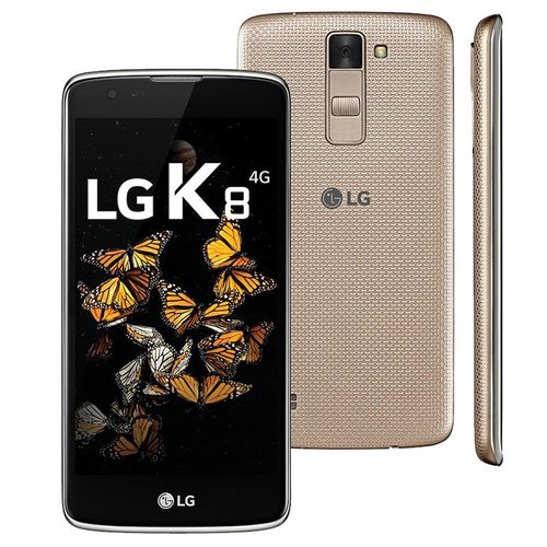 Smartphone Lg K8 Android 6.0 Tela 5p 16gb 4g Câmera de 8mp - K350