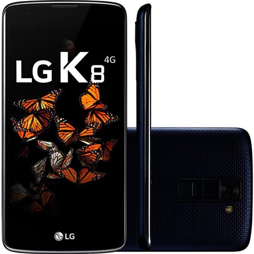 Smartphone Lg K8 K-350f Android 6.0 Tela 5 16gb Wifi Tecnologia 4g - Azul