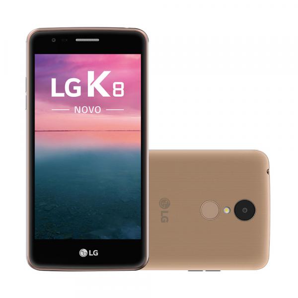 Smartphone LG K8 Novo Dourado,